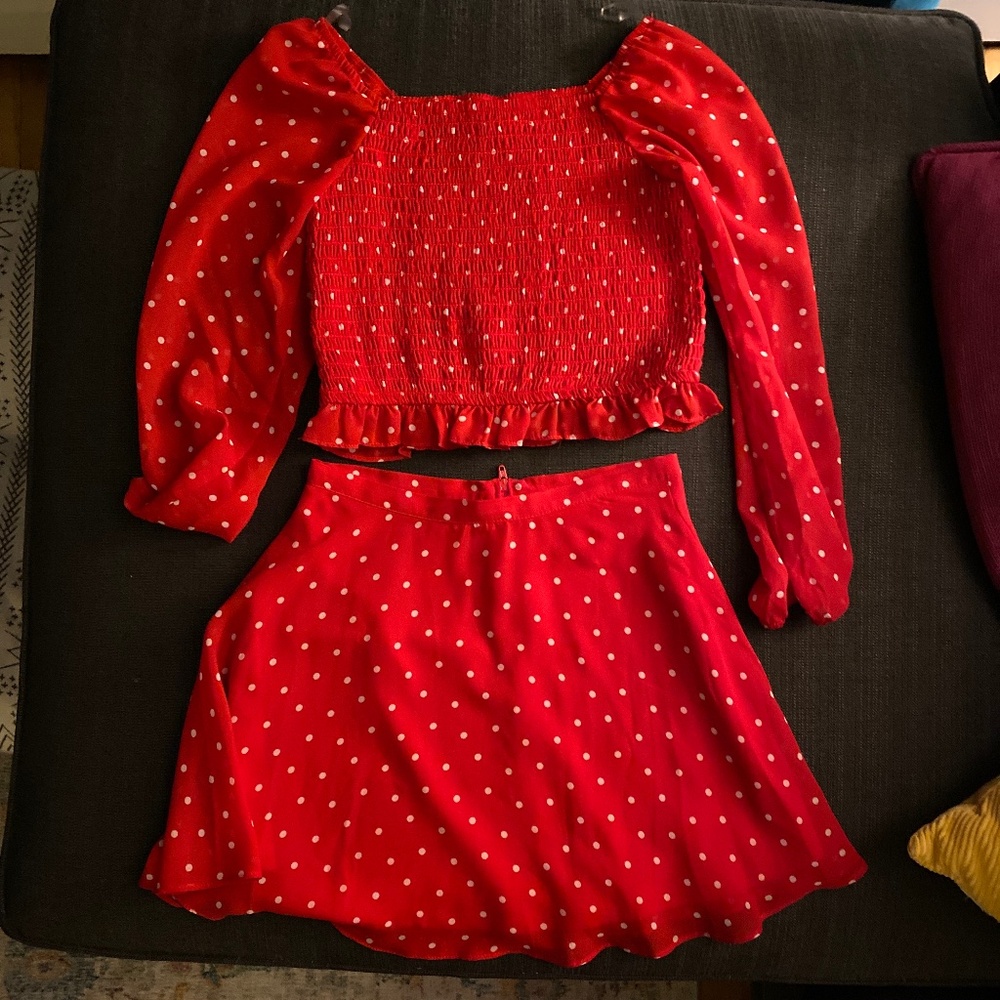 Art class Holiday two piece kids dress